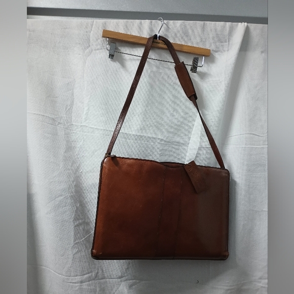 Georgetown Leather Design Brown Vintage Briefcase Rare - Picture 3 of 15